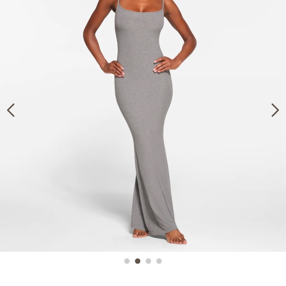 SKIMS 2X Soft Lounge Long Slip Dress - Picture 2 of 3
